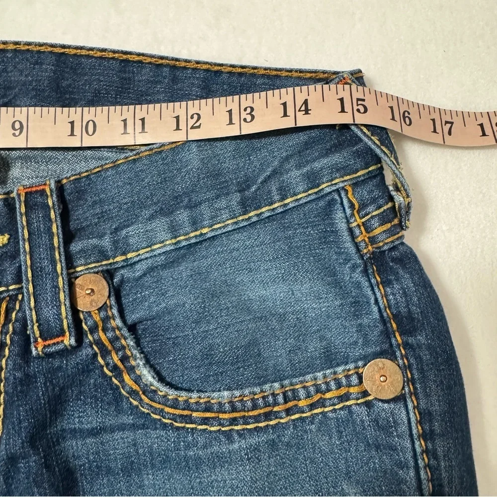 Vintage True Religion JOEY BIG T Men's 30x29 Embroidered Flap Pockets Jeans EUC